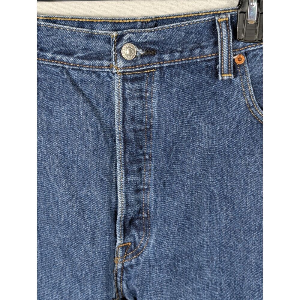 Levi's 501xx Original Fit Jeans Button Fly Blue Men's Size 40x32 - Picture 5 of 16
